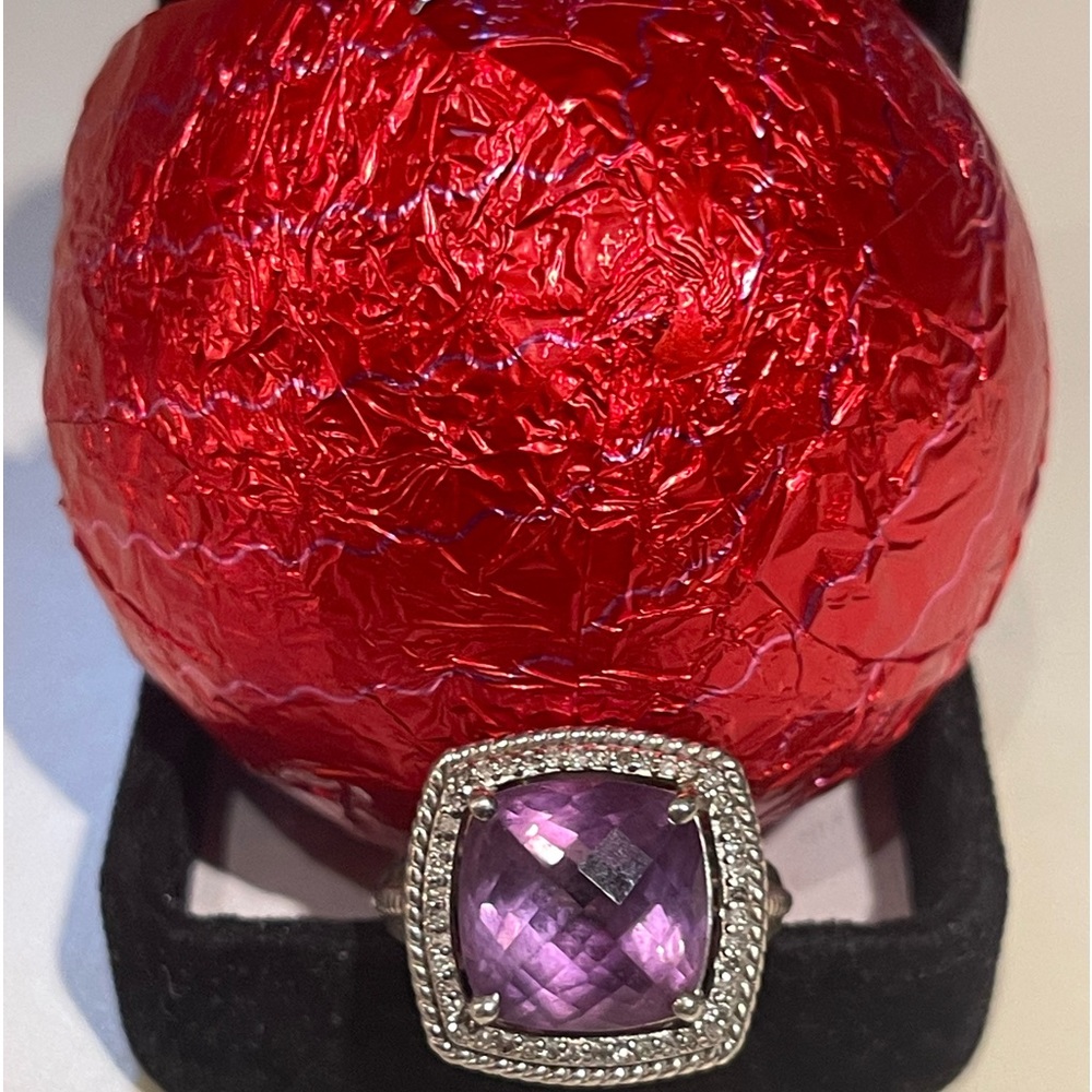 350 each real diamonds real amethyst. Real garnet